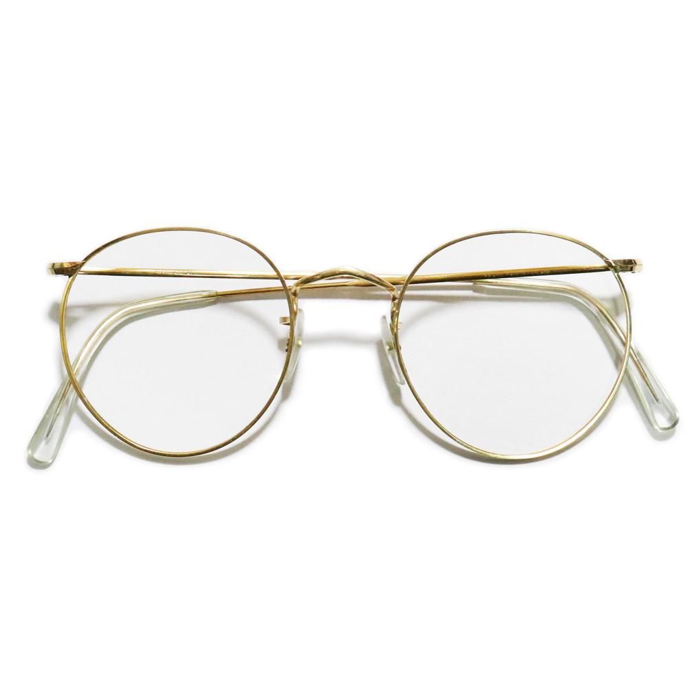 Vintage 1970's Algha Works 12KTGF Round Eyeglasses [48-21] -Made ...