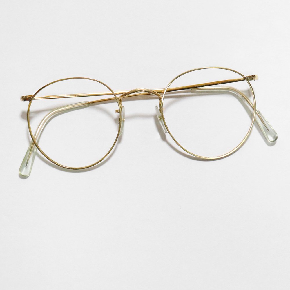 Vintage 1970's Algha Works 12KTGF Round Eyeglasses [48-21