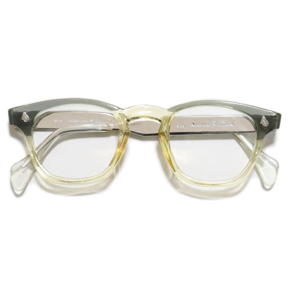 Vintage 1950's American Optical 2Tone Safety Glasses Gray / Clear