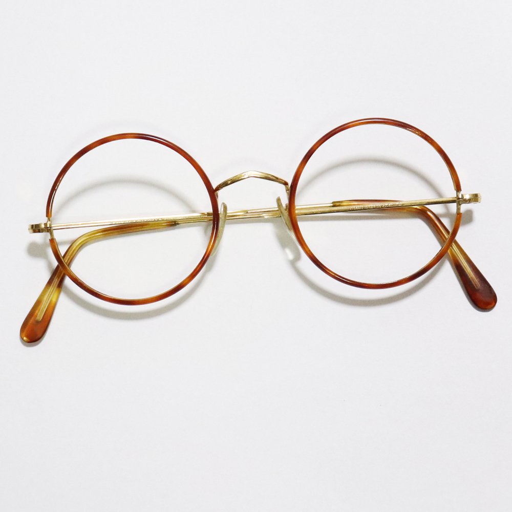 Vintage 1970's Dollond&Aitchison 14KTRG Round Eyeglasses with ...