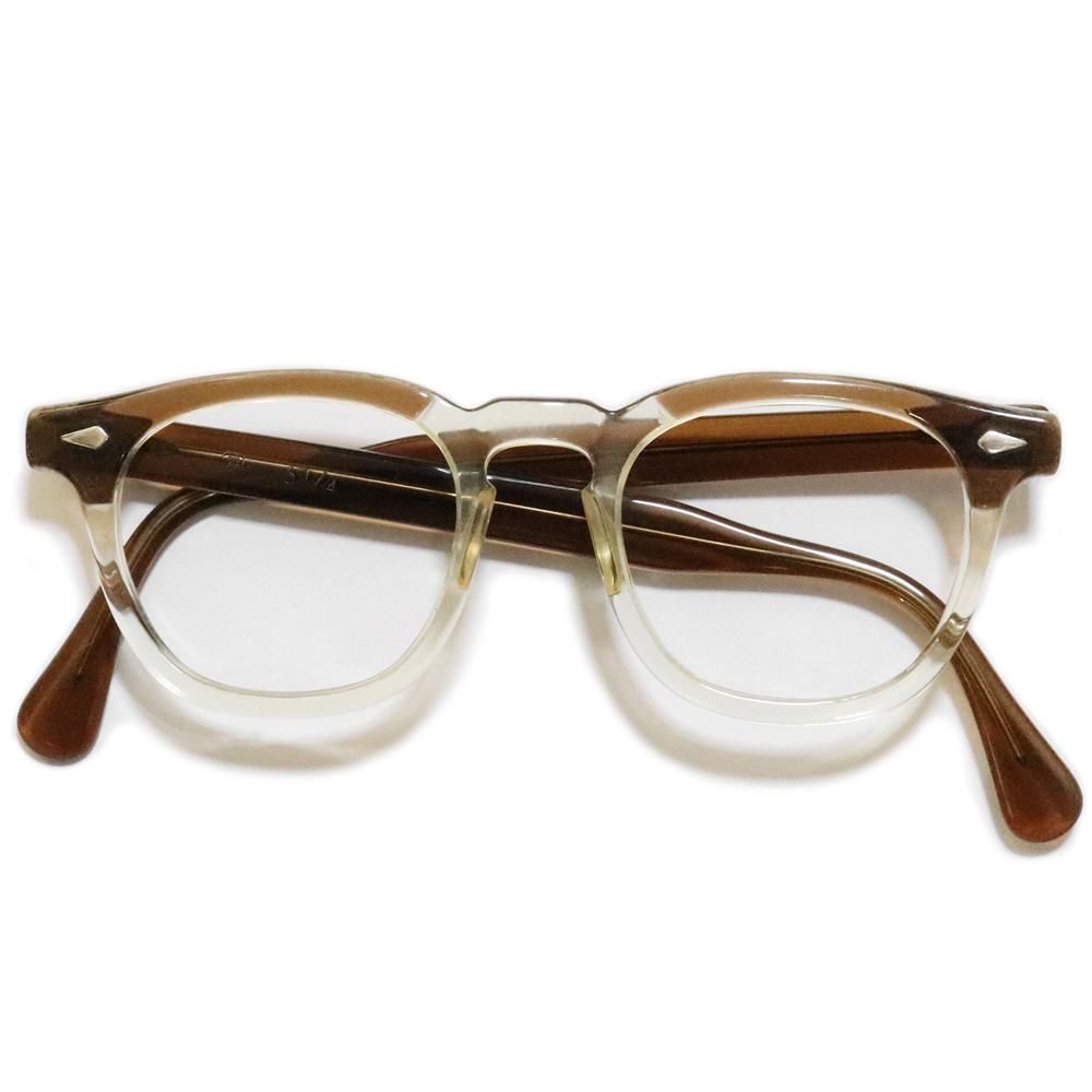 Vintage 1960's Tart Optical Arnel 2Tone Eyeglasses Brown / Clear-Made in  U.S.A.- ｜タートオプティカル - American Classics