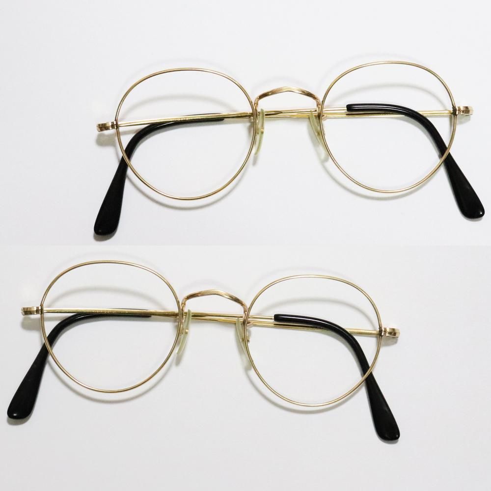 Vintage 1960's Algha Works 12KTGF Side-Mount Eyeglasses [45-21