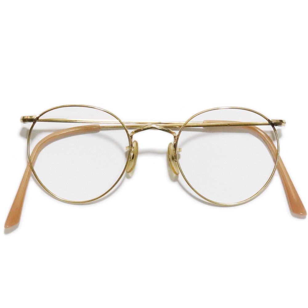 Vintage 1970's Algha Works Panto Round Eyeglasses [45-21] -Made in England-