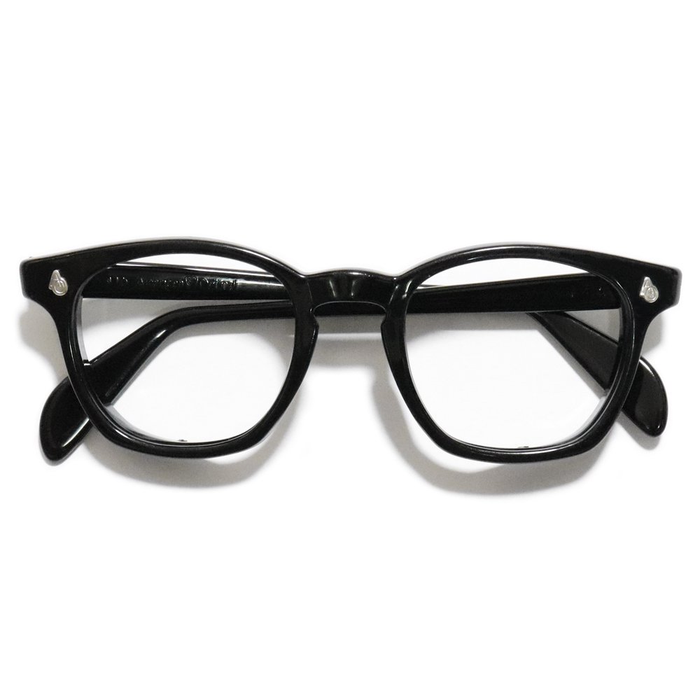 Vintage 1950's American Optical Safety Glasses Black [48-22] -Made 