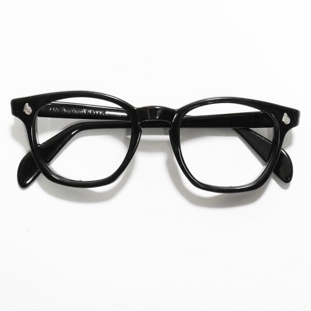 Vintage 1950's American Optical Safety Glasses Black [48-22] -Made 