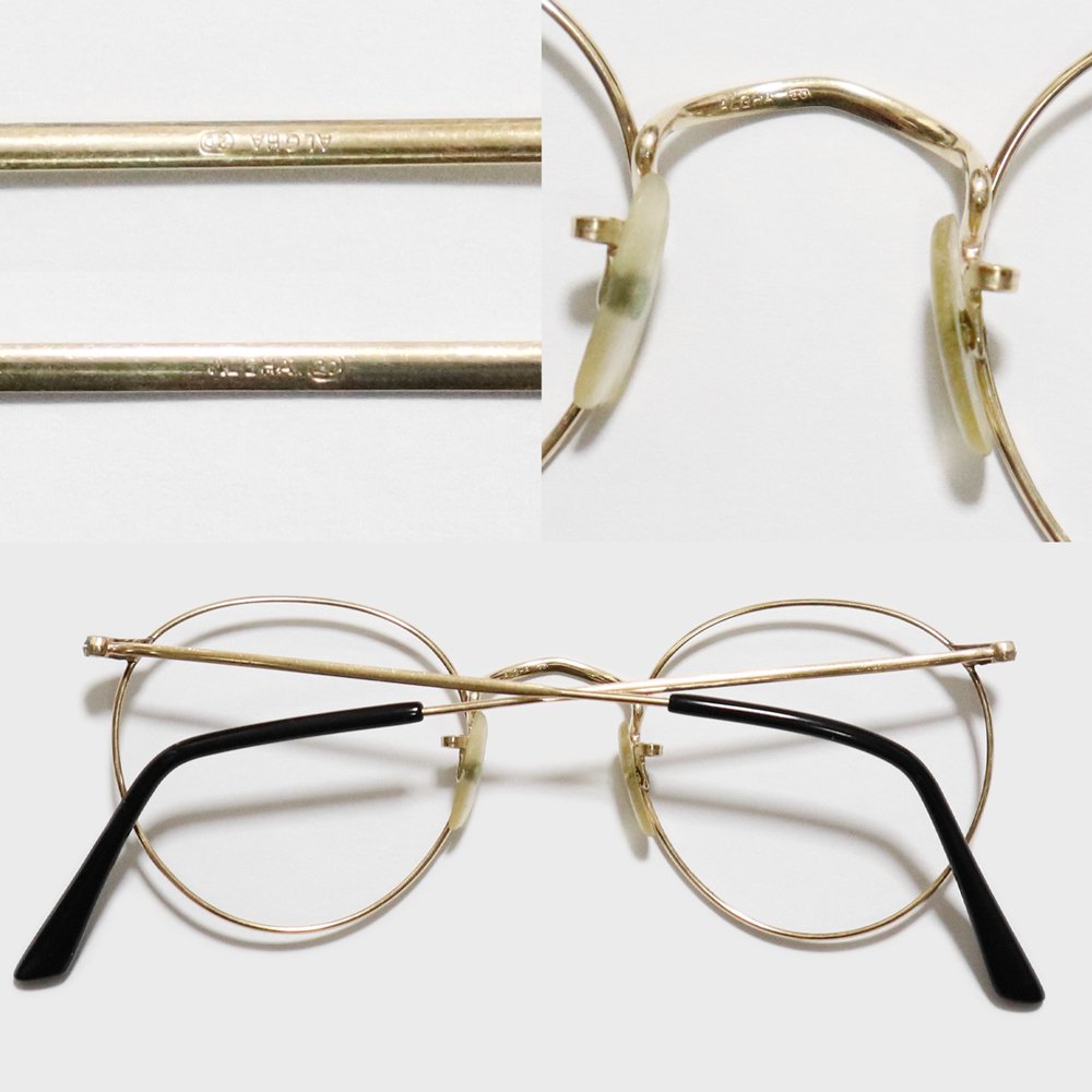 Vintage 1970's Algha Works Panto Round Eyeglasses [45-23] -Made in England-  ｜ アルガワークス - American Classics