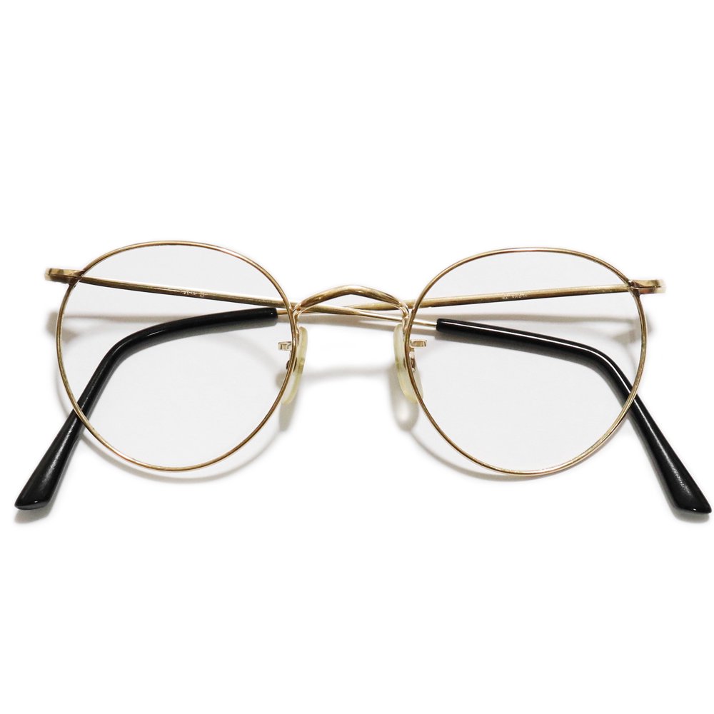 Vintage 1970's Algha Works Panto Round Eyeglasses [45-23] -Made in England-