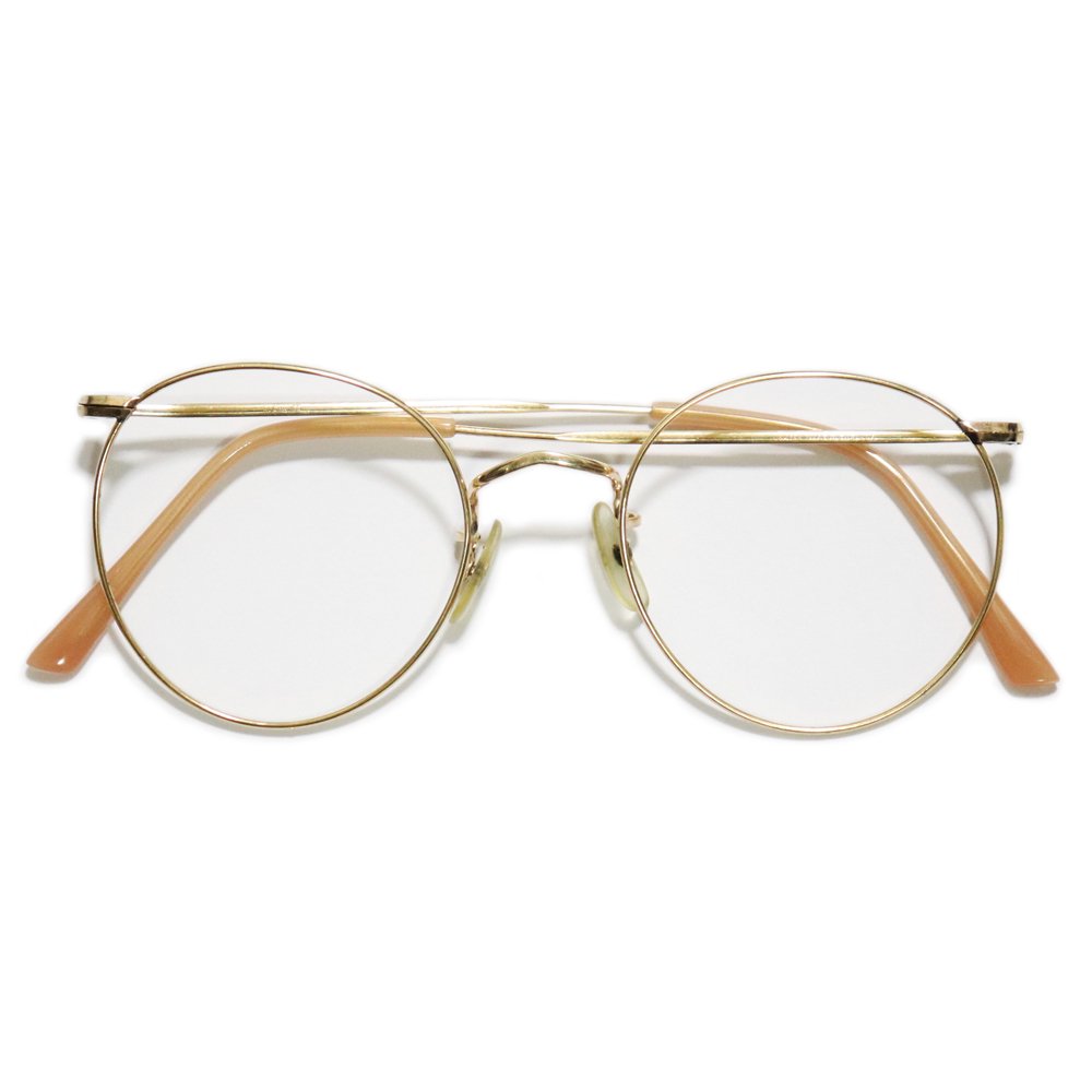 Vintage 1970's Algha Works 12KTGF Panto Round Eyeglasses [49-21] -Made in England-