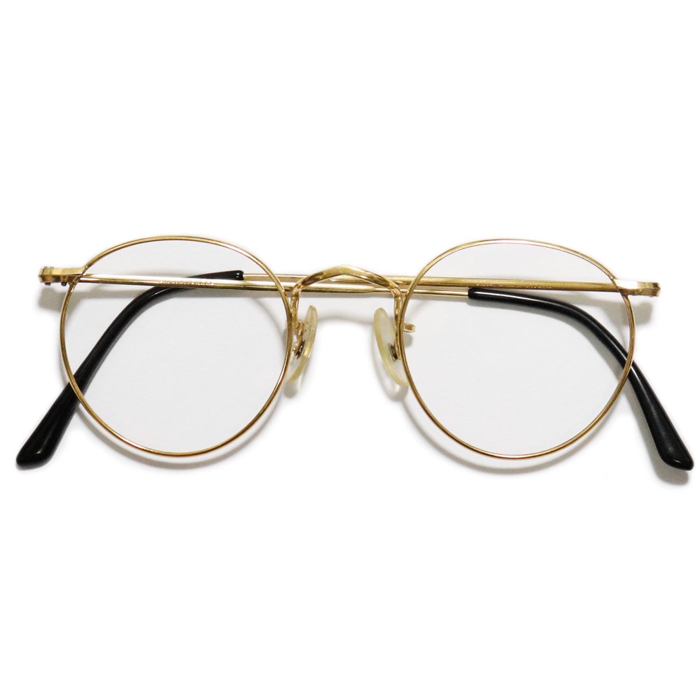 Vintage 1980's Algha Works 14KTGF Panto Round Eyeglasses [43-21
