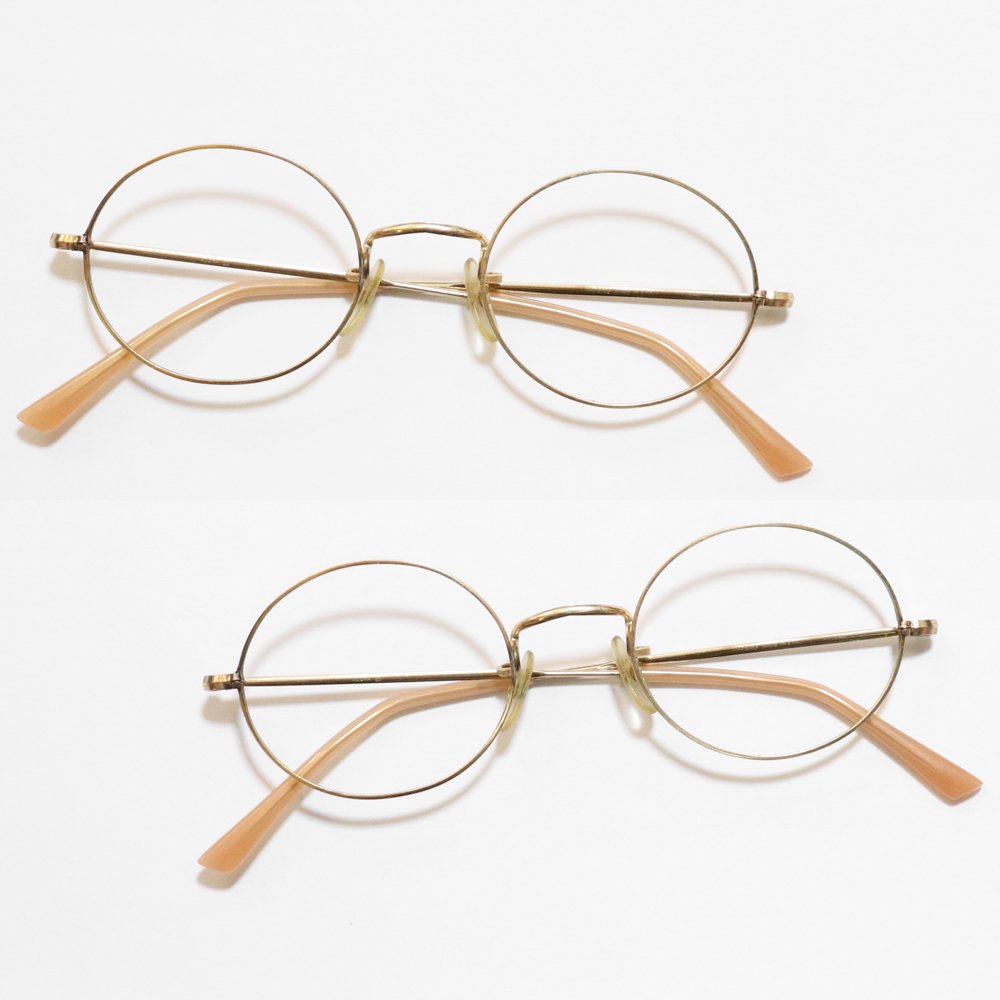 Vintage 1960's Algha Works Oval Side-Mount Eyeglasses [47-21] -Made in  England- ｜ アルガワークス - American Classics