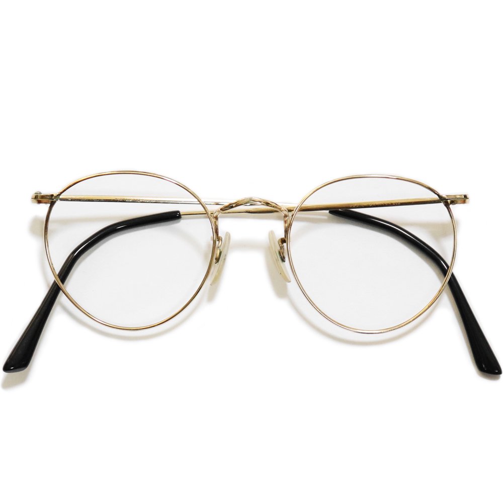 Vintage 1970's Algha Works 12KTGF Panto Round Eyeglasses [45-21] -Made in England-