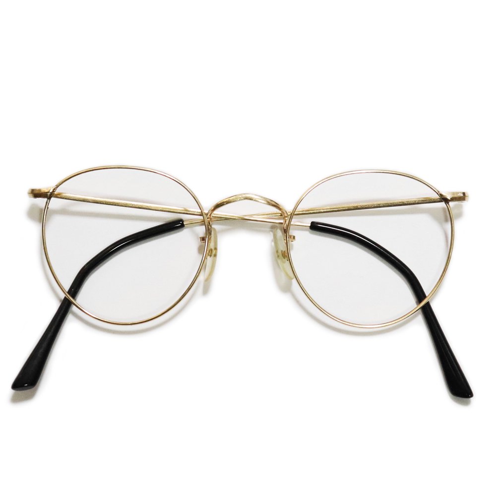 Vintage 1970's Algha Works Panto Round Eyeglasses [45-23] -Made in
