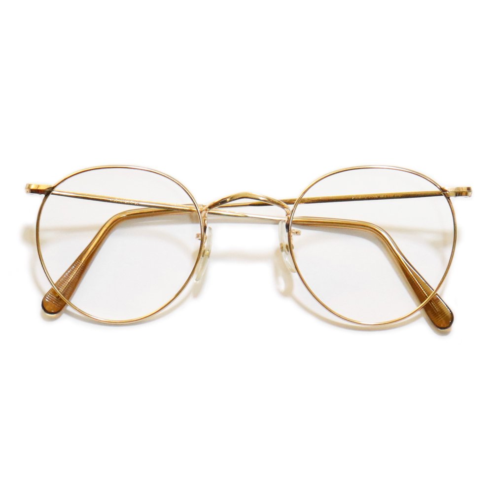 Vintage 1970's Algha Works 12KTGF Panto Round Eyeglasses [45-25] -Made in England-