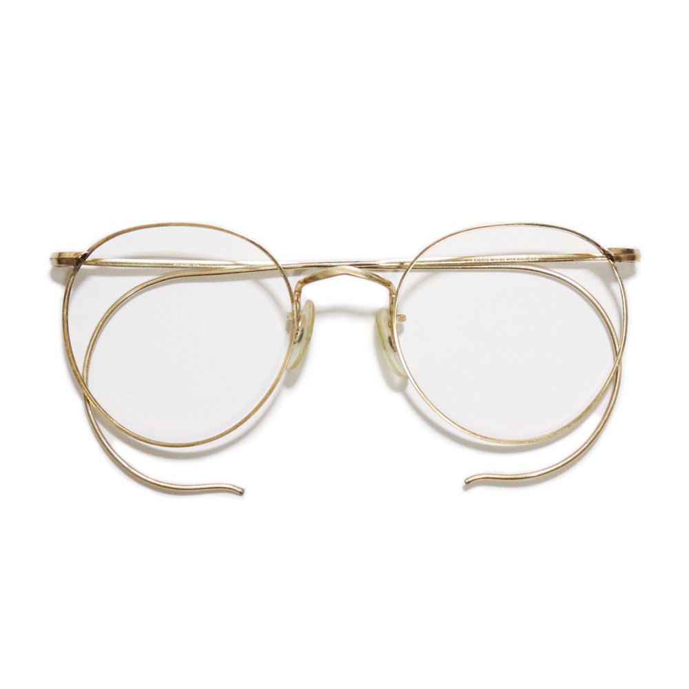Vintage 1970's Algha Works 12KTGF Panto Round Eyeglasses [46-21] -Made in England-
