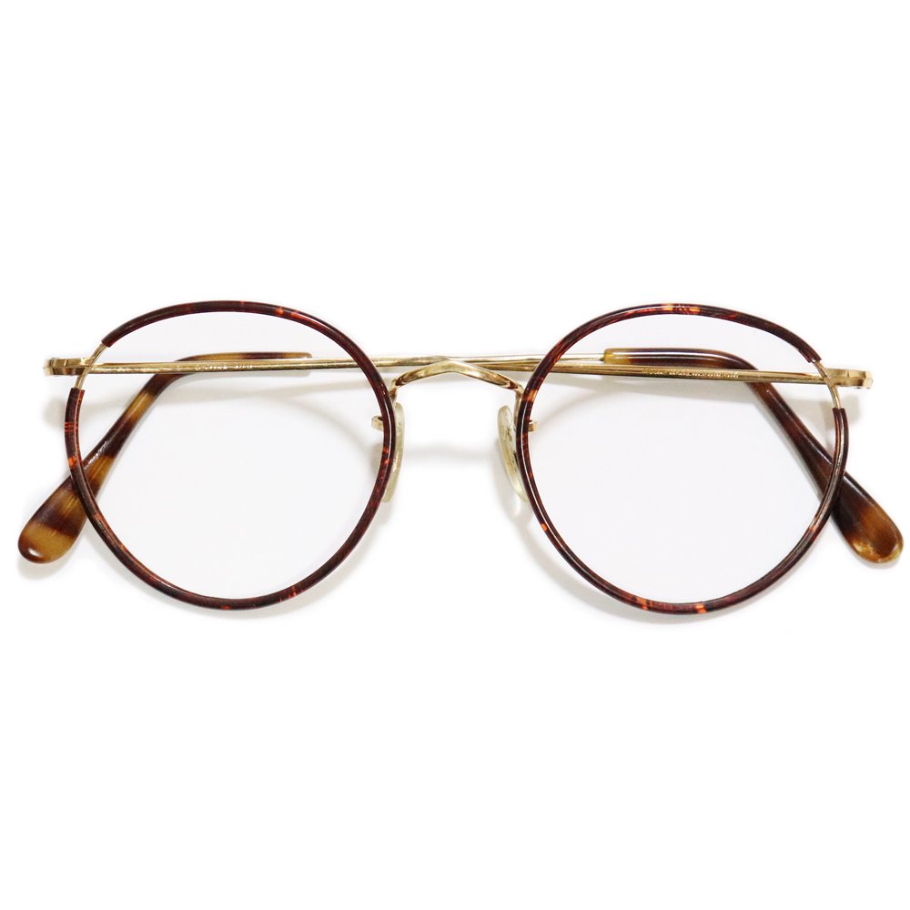 Vintage 1980's Savile Row Panto 14KTRG Round Eyeglasses [48-21] -Made in England-
