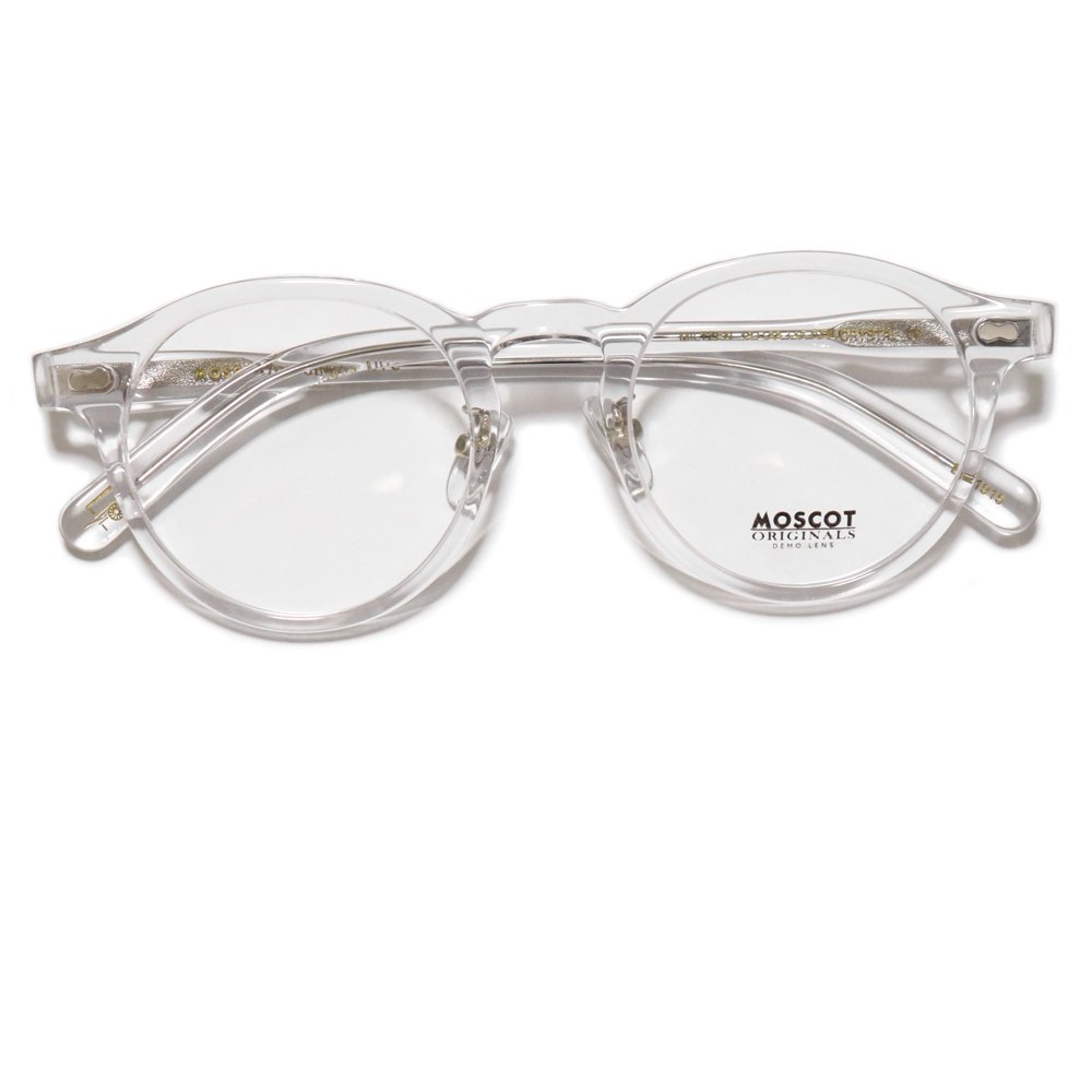 Moscot Miltzen Eyeglasses with Nose Pads -Crystal- ｜ モスコット