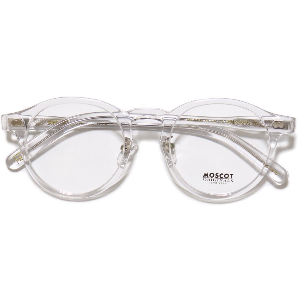 Moscot Miltzen Eyeglasses with Nose Pads -Crystal-