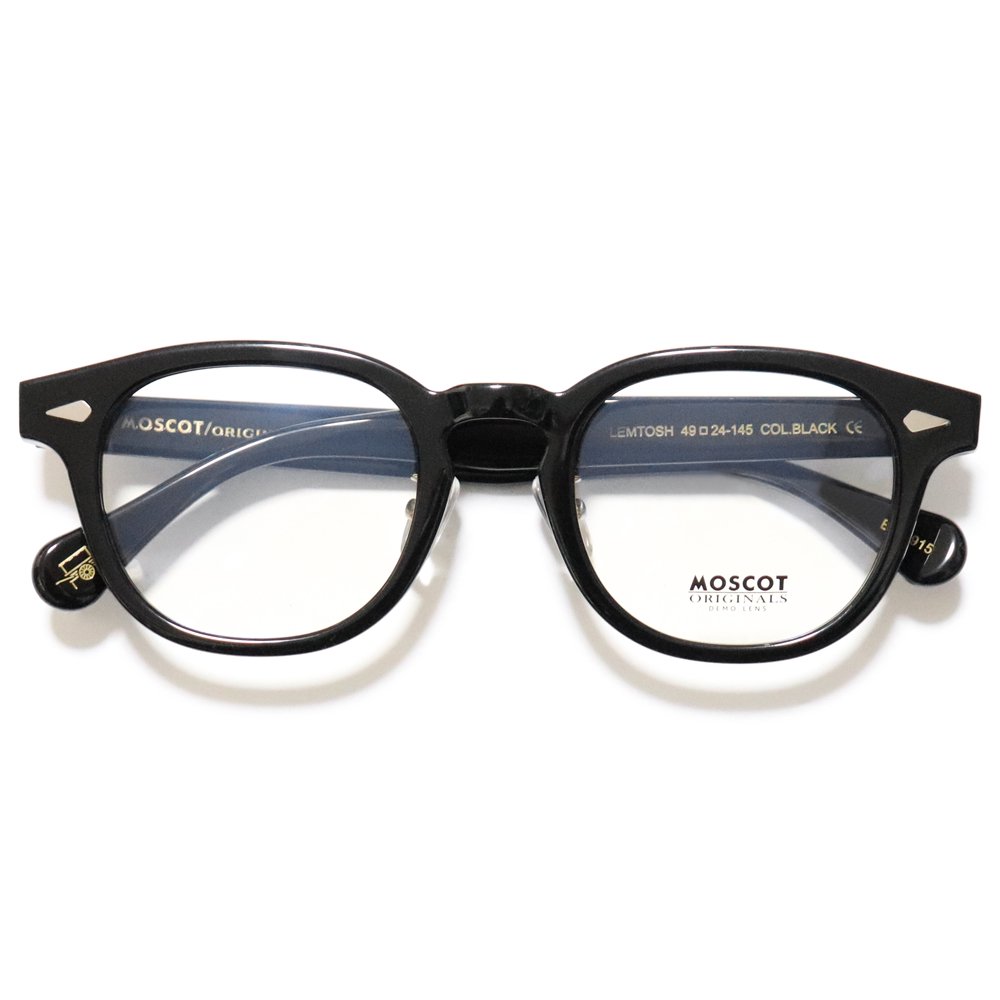 Moscot Lemtosh Eyeglasses with Nose Pads -Black- ｜ モスコット レムトッシュ - American  Classics