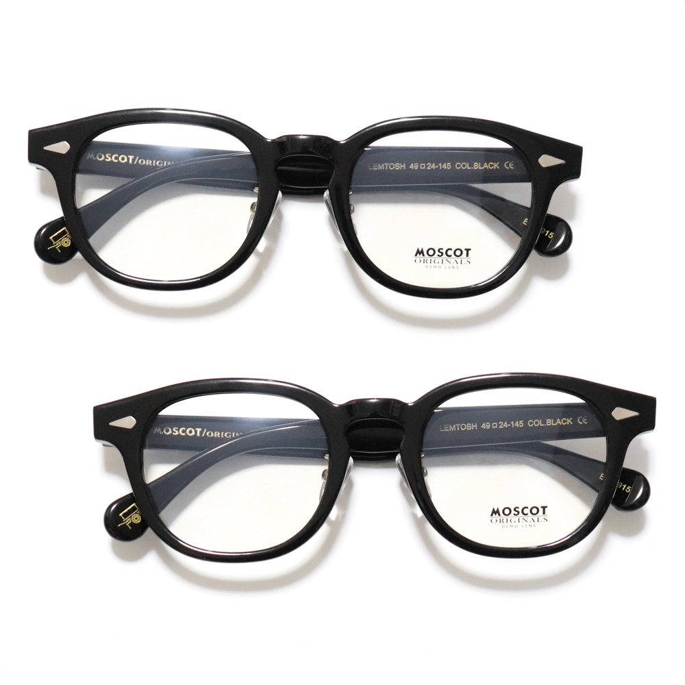 Moscot Lemtosh Eyeglasses with Nose Pads -Black- ｜ モスコット レムトッシュ - American  Classics