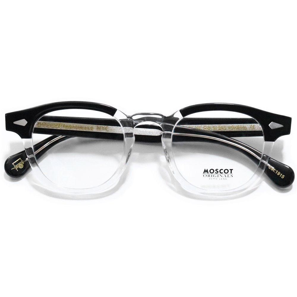 Moscot Lemtosh Eyeglasses -Black / Crystal- ｜ モスコット 