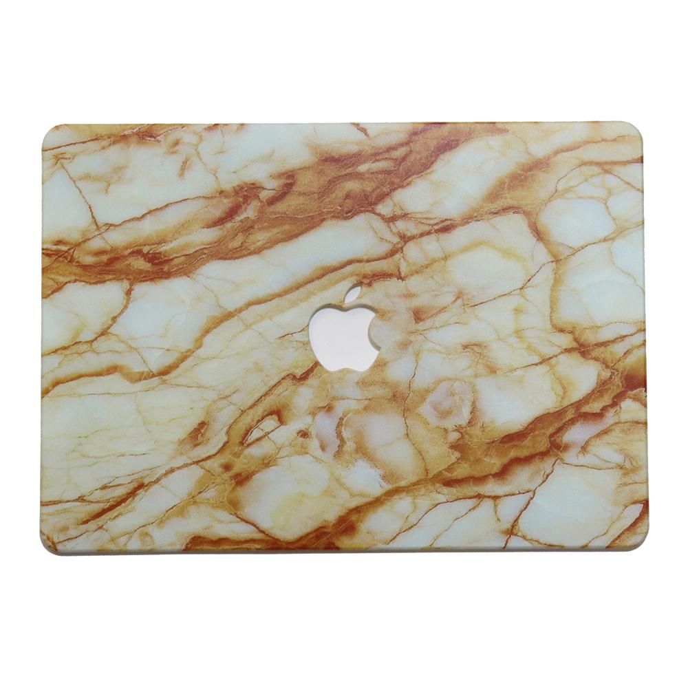【BURGA】Macbook ハードケース ゴールドトーン 大理石調 薄型 Rose Gold Marble - Macbook ハードケース