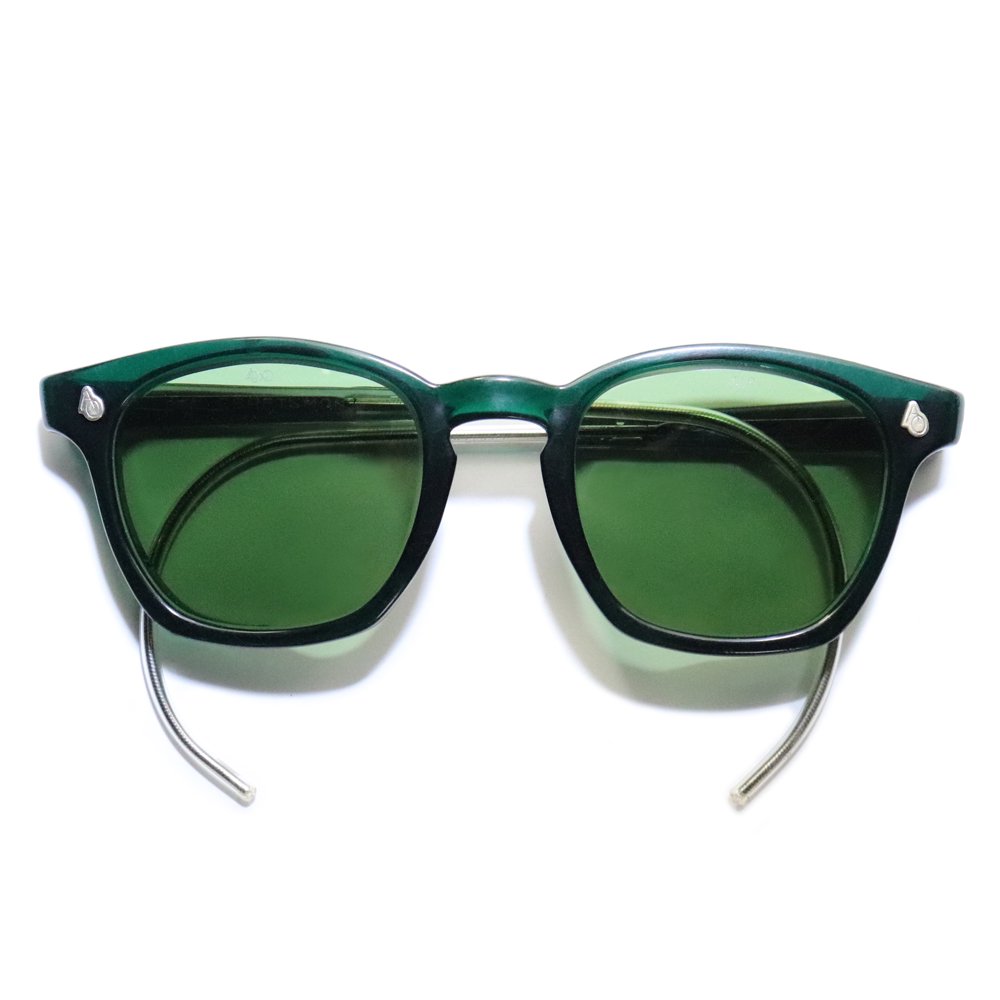 Vintage 1970's American Optical Safety Glasses Green -Made in U.S.A.-