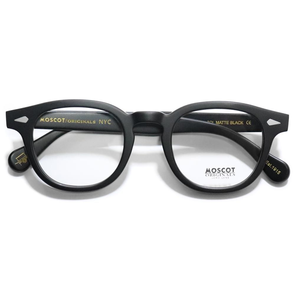 未使用品△MOSCOT モスコット LEMTOSH-MAC サーモントスタイル メガネ 眼鏡 アイウェア マットブラック マットゴールド 49□23  148 デモレンズ 箱・ケース付き メンズ約15cmレンズ縦 | babybee-shop.com - サングラス/メガネ