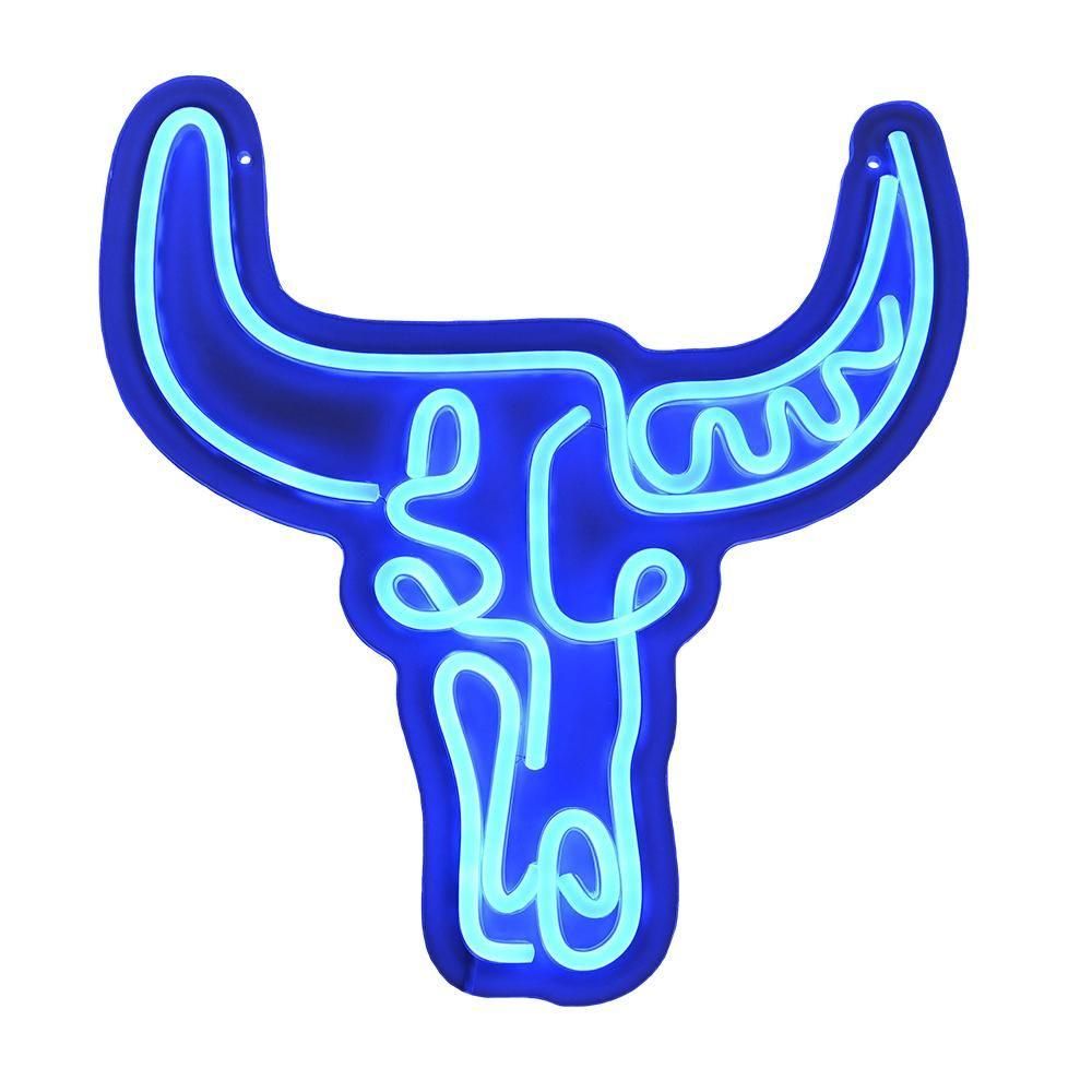 Bull Head Neon Sign