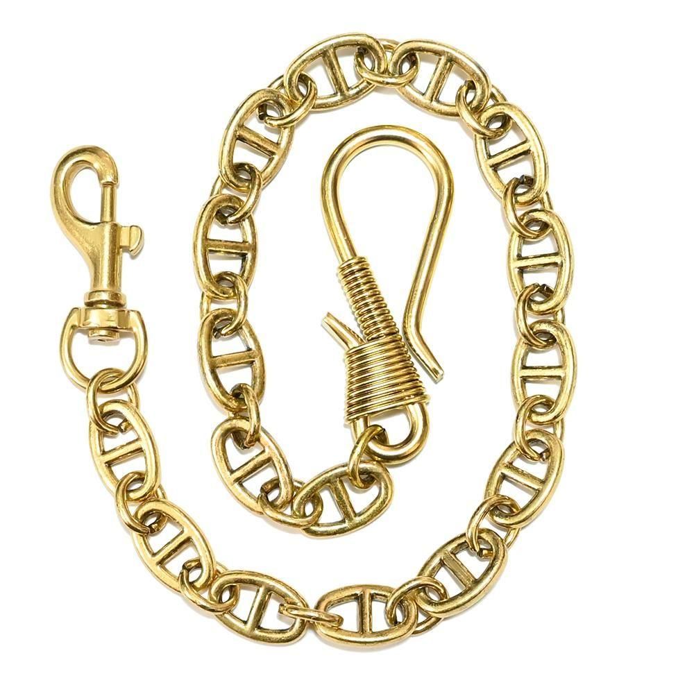 Brass Gold Anchor Link Wallet Chain -12mm wide-｜真鍮ブラス