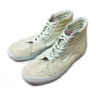 Vintage Vans Shoes Ske8-Hi All White
