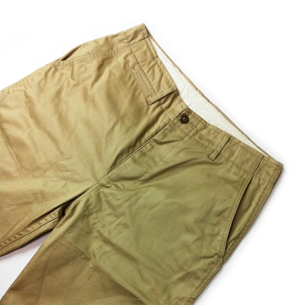 アットラスト ワーク チノーパンツ 34 ATLAST ブッチャープロダクツ BUTCHER PRODUCTS ライダース パンツ ATLASTu0026CO  SATIN MILITARY CHINO-