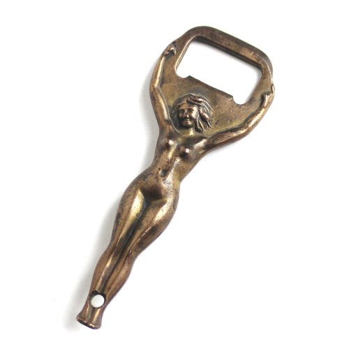 Vintage Nude Key Bottle Opener