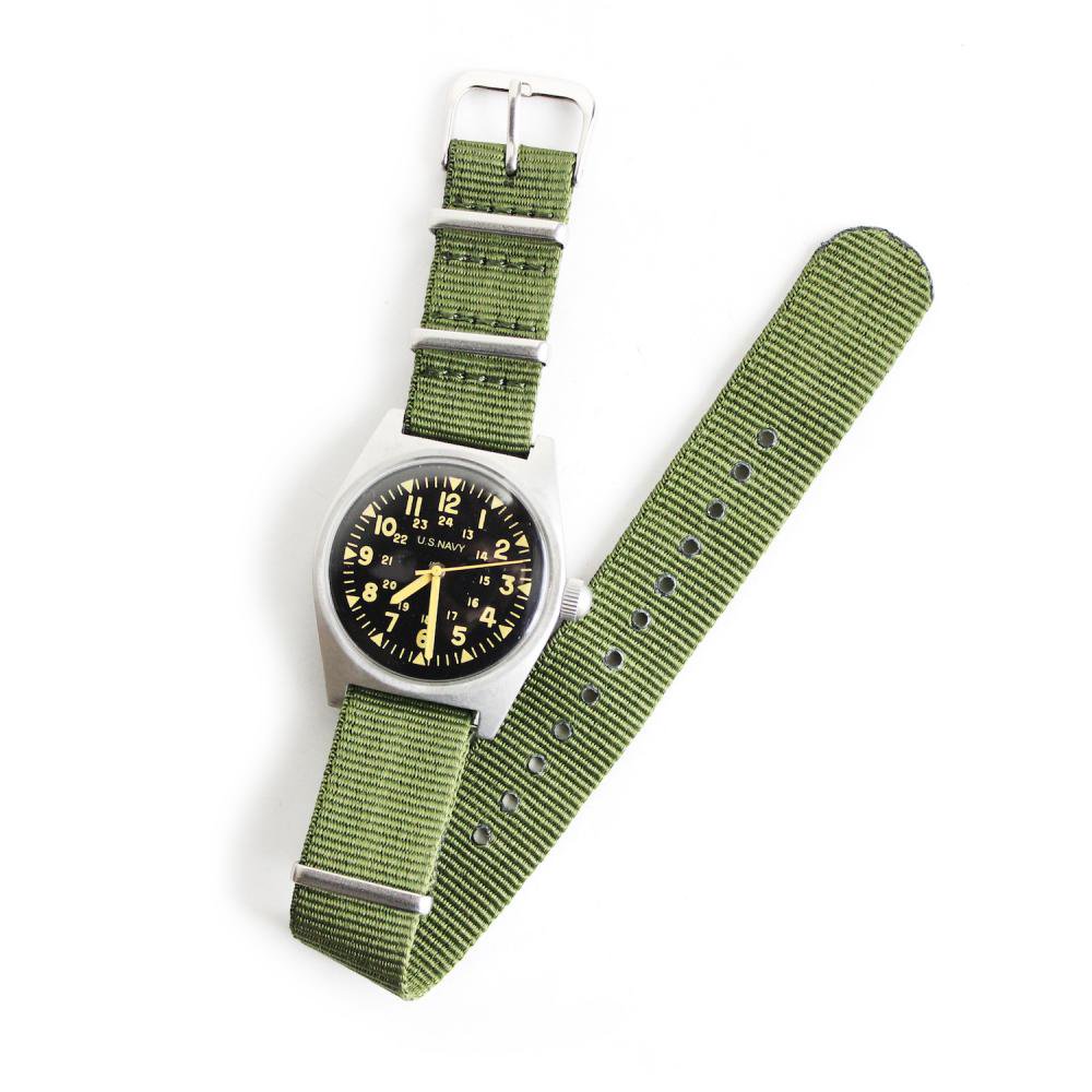 US Navy Vietnam War Wrist Watch ベトナム戦争おじいちゃんから - 時計