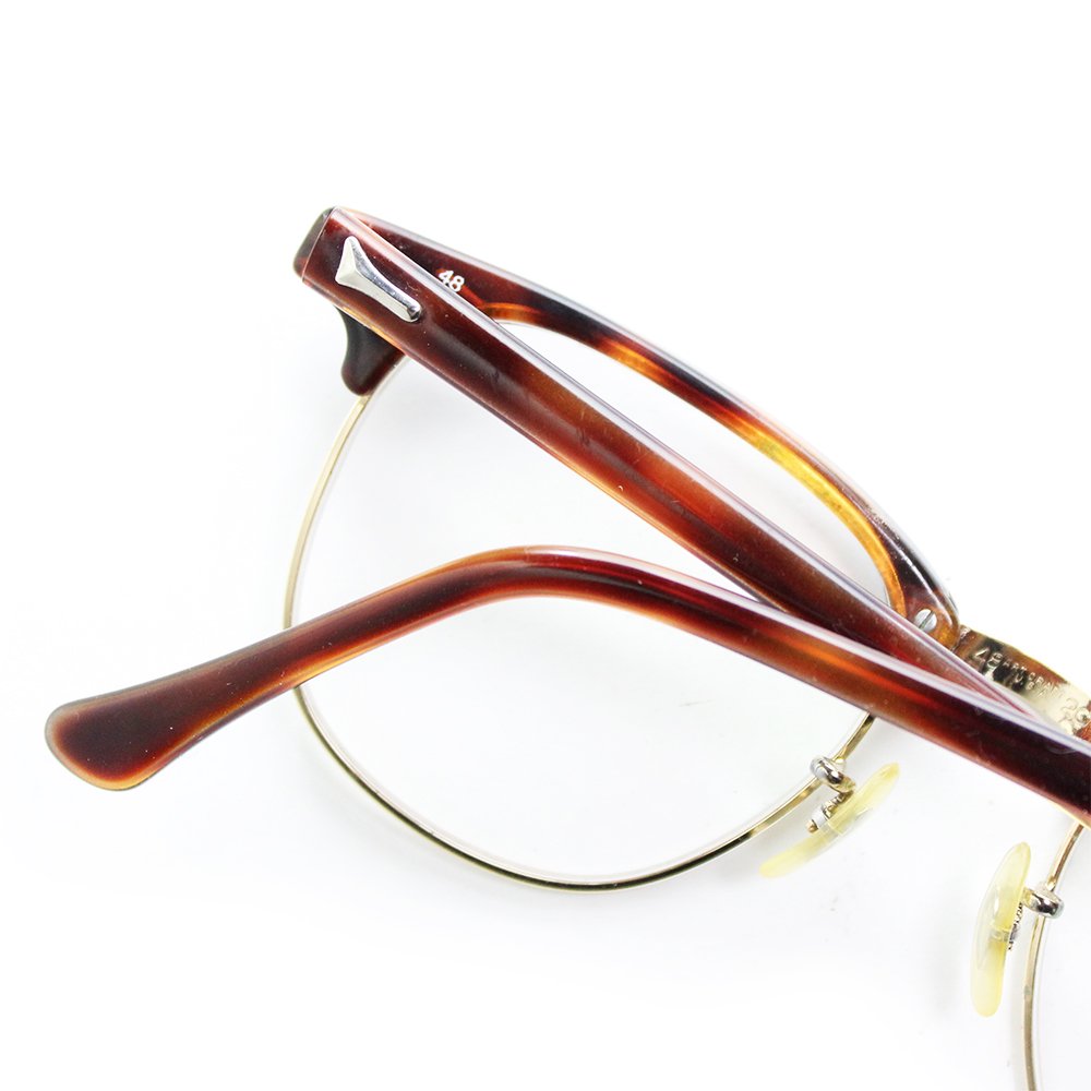 1950's Artcraft アートクラフト Clubman Browline Eyeglasses ｜ ヴィンテージ眼鏡 - American  Classics