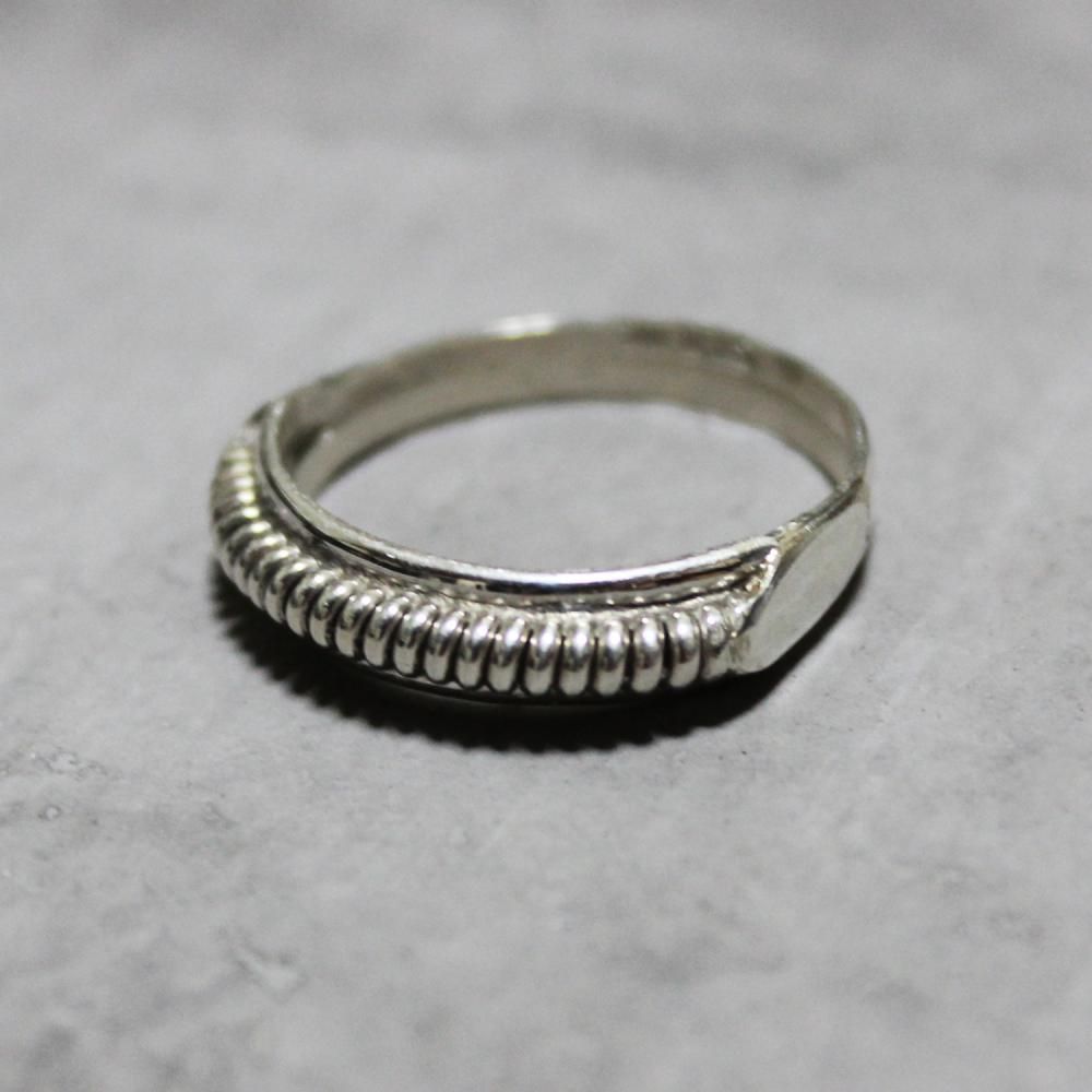 Navajo Indian Jewelry Rope Ring Sterling Silver ナバホ族インディアンジュエリー American Classics Navajo Indian Jewelry Rope Ring Sterling Silver ナバホ族インディアンジュエリー American Classics