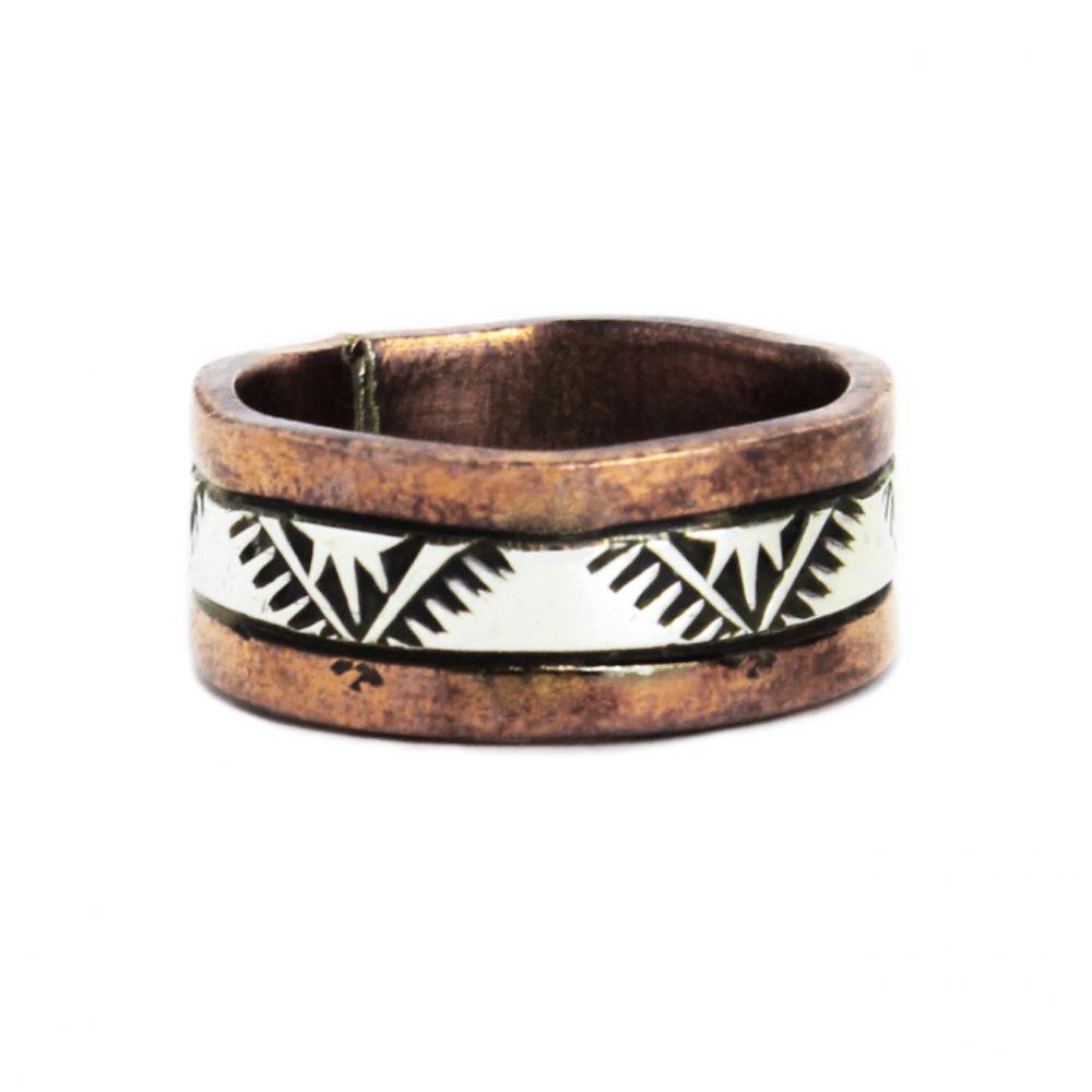 Navajo Indian Jewelry Copper Band Ring ｜ ナバホ族インディアン 