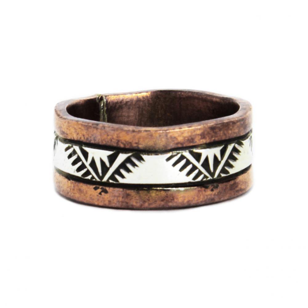 Navajo Indian Jewelry Copper Band Ring ｜ ナバホ族インディアン