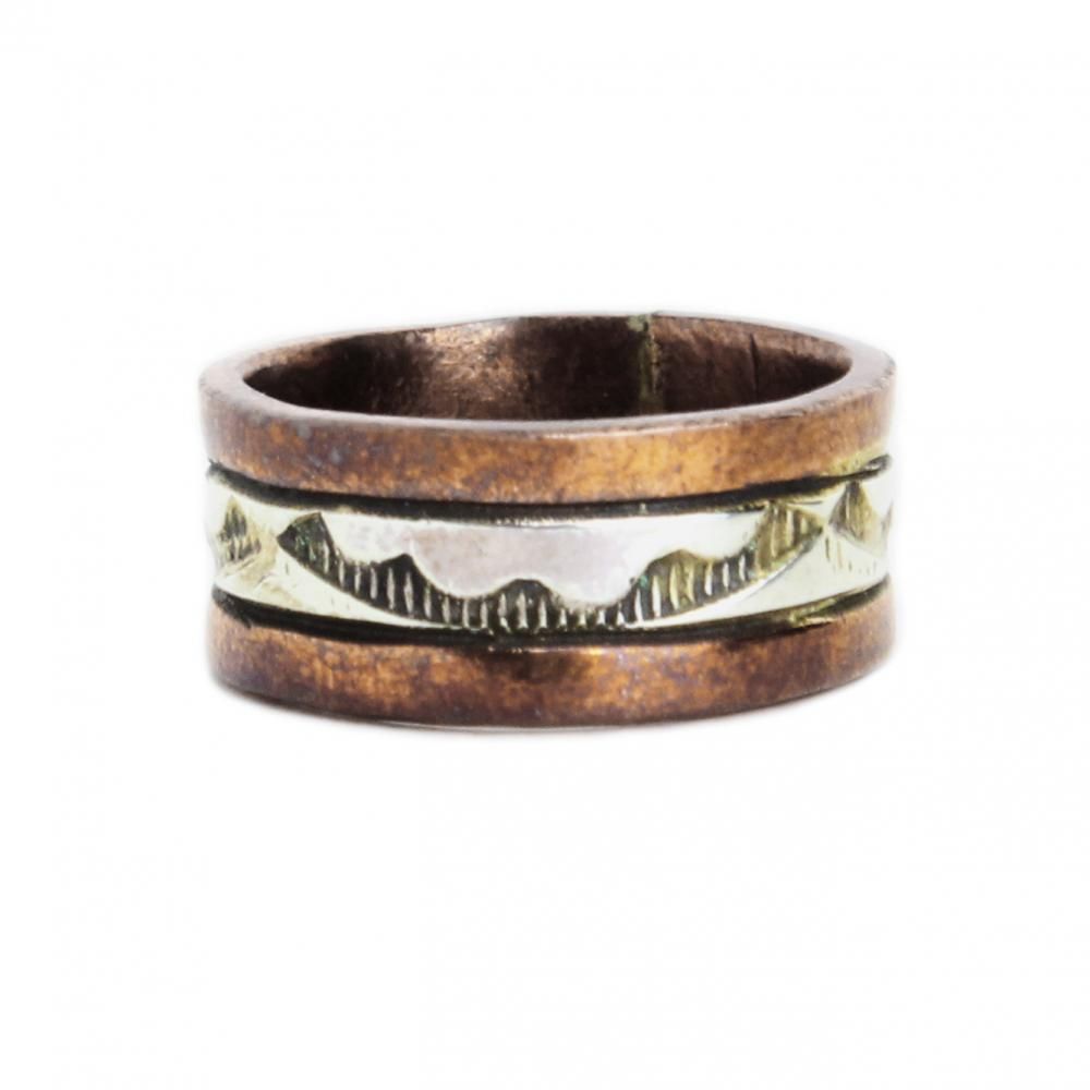 Navajo Indian Jewelry Copper Band Ring ｜ ナバホ族インディアン