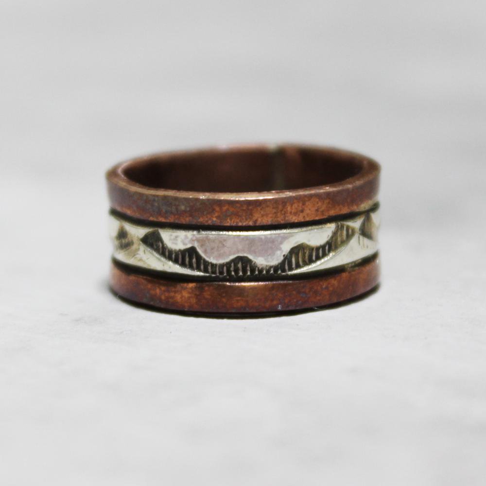 Navajo Indian Jewelry Copper Band Ring ｜ ナバホ族インディアン