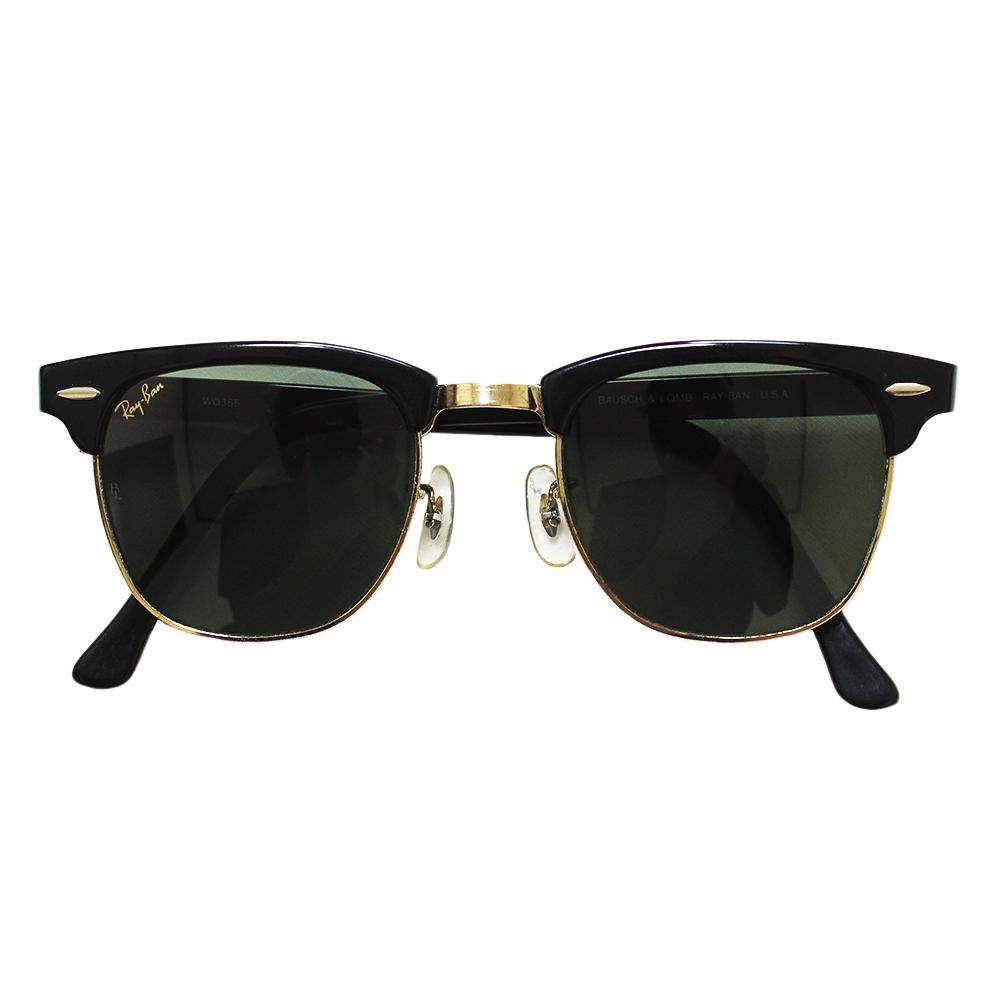 美品◆B\u0026L Vintage Ray-Ban USA CLUBMASTERレイバン