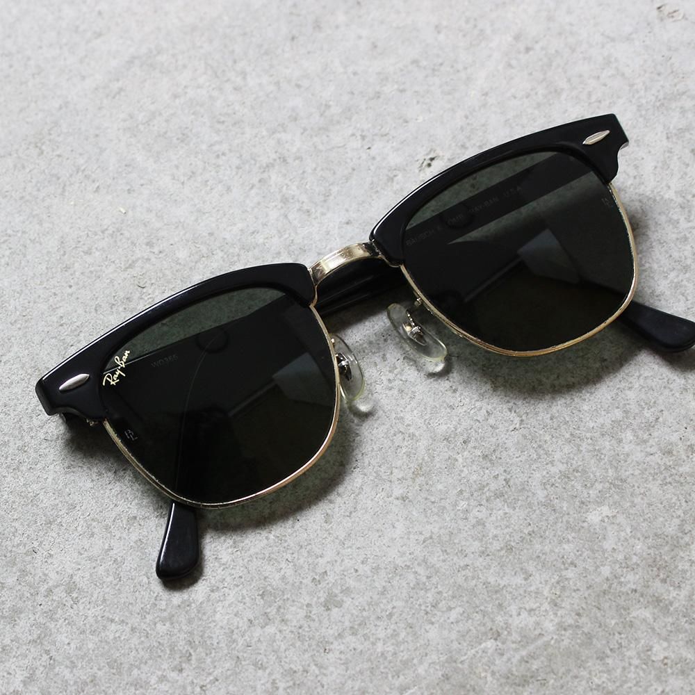 夏です☀️Ray-Ban USA☆サングラスBausch & Lombヴィンテージ Vintage 80's Bausch&Lomb Clubmaster Sunglasses -Made in USA