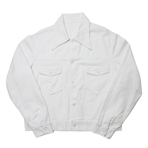 Vintage Military White Work Jacket