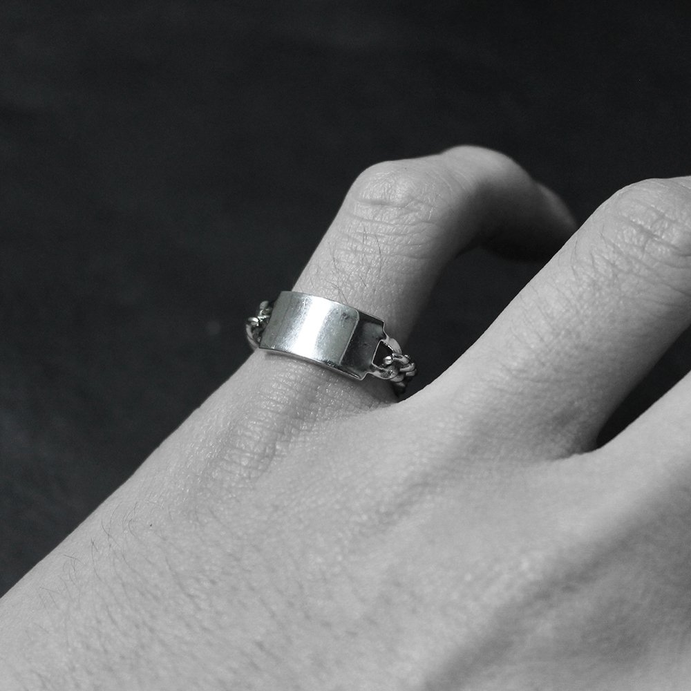 Vintage 1950's ID Ring -Sterling Silver- ｜ ヴィンテージIDリング 