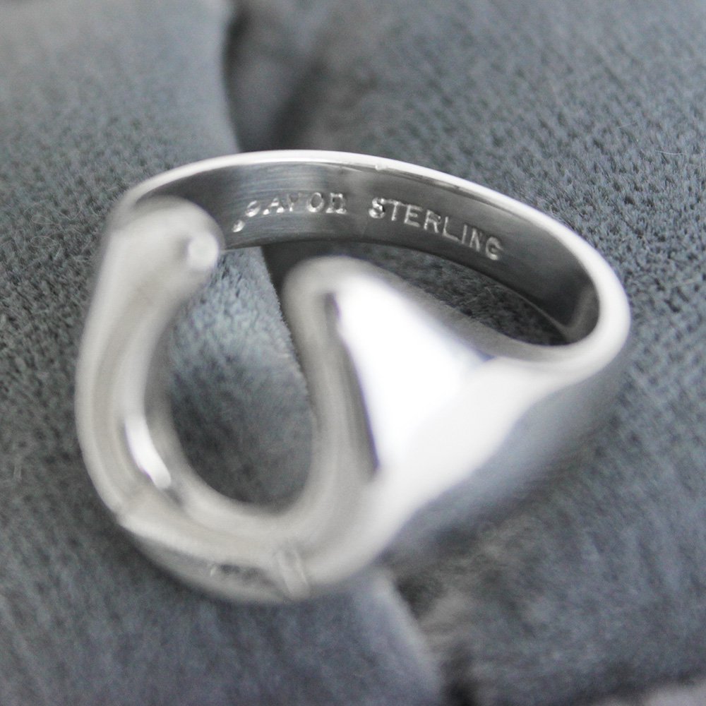 Dead Stock】 Vintage AVON Horseshoe Ring -Sterling Silver- ｜ ヴィンテージアンティーク -  American Classics