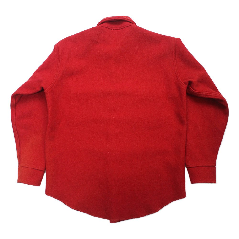 Dead Stock】Vintage 80's Deerskin Heavy Wool CPO Melton Jacket 