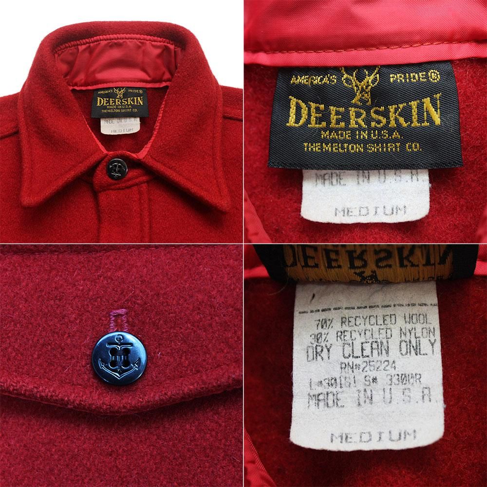 Dead Stock】Vintage 80's Deerskin Heavy Wool CPO Melton Dead Stock】Vintage 80's Deerskin Heavy Wool CPO Melton