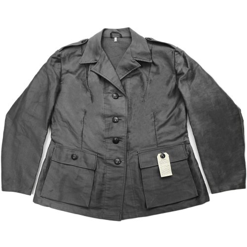 【Dead Stock】Vintage 60's Netherlands Army Charcoal Moleskine Field Jacket