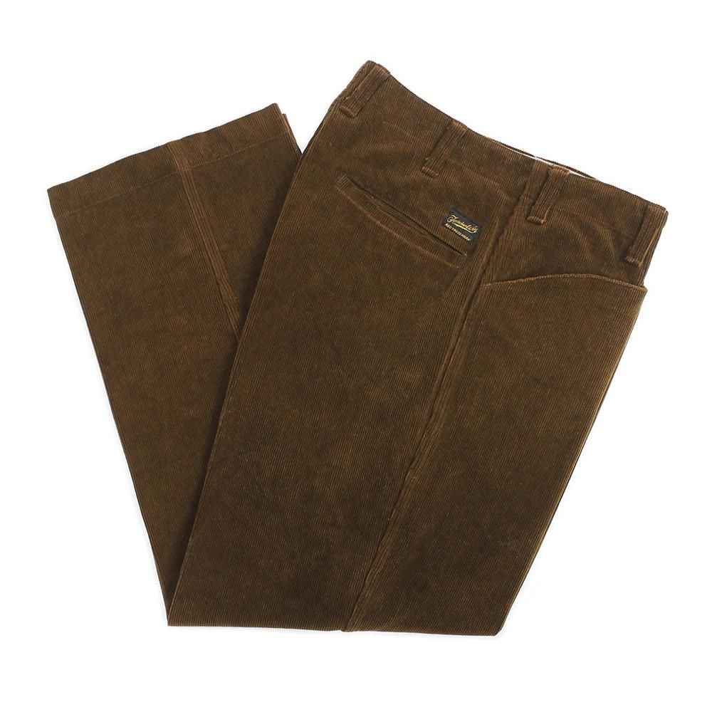 Corduroy straight pants in brown - Frame