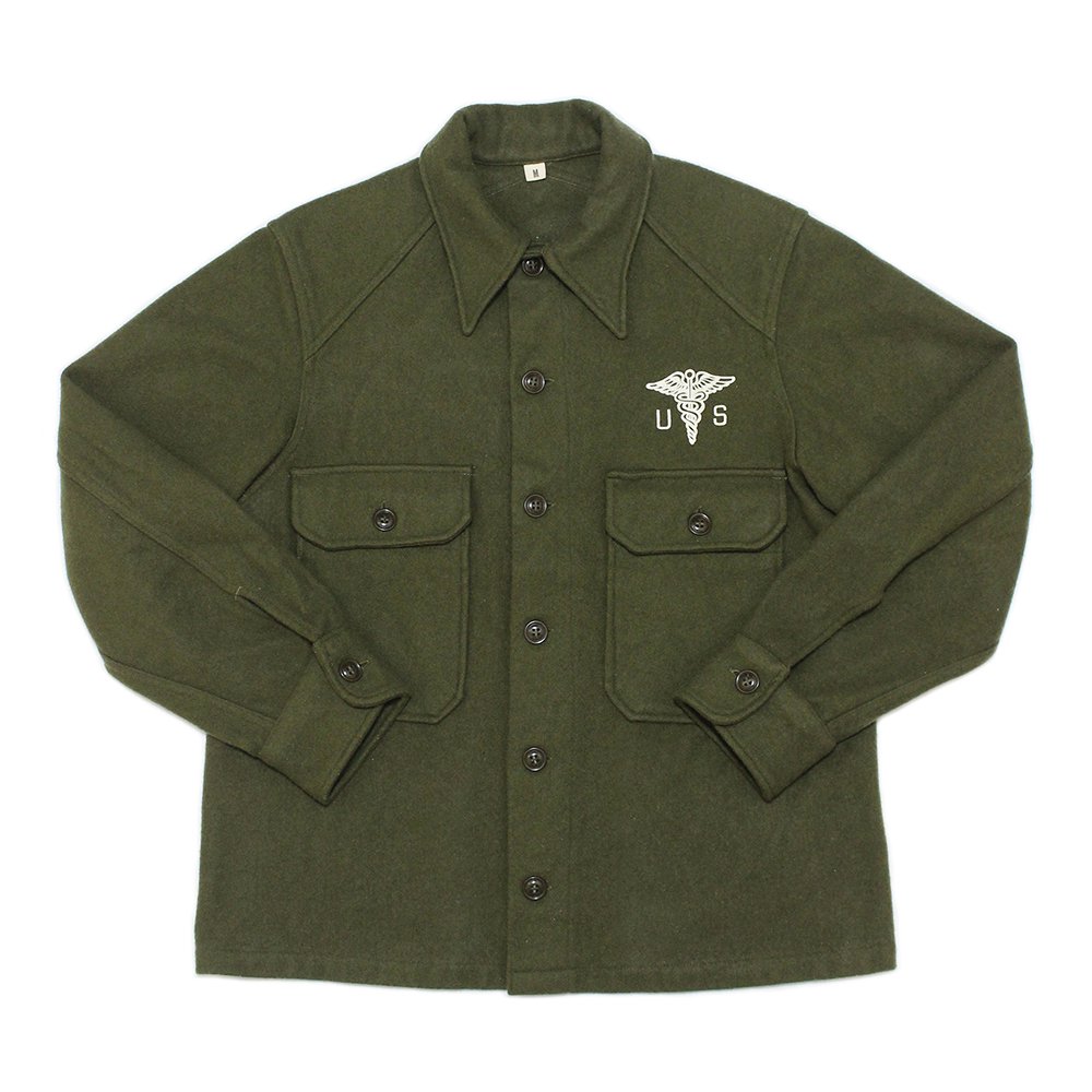 【Dead Stock】Vintage 50's U.S. Army Wool Utility Shirt Jacket
