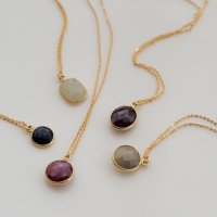 Sapphire Long Necklace